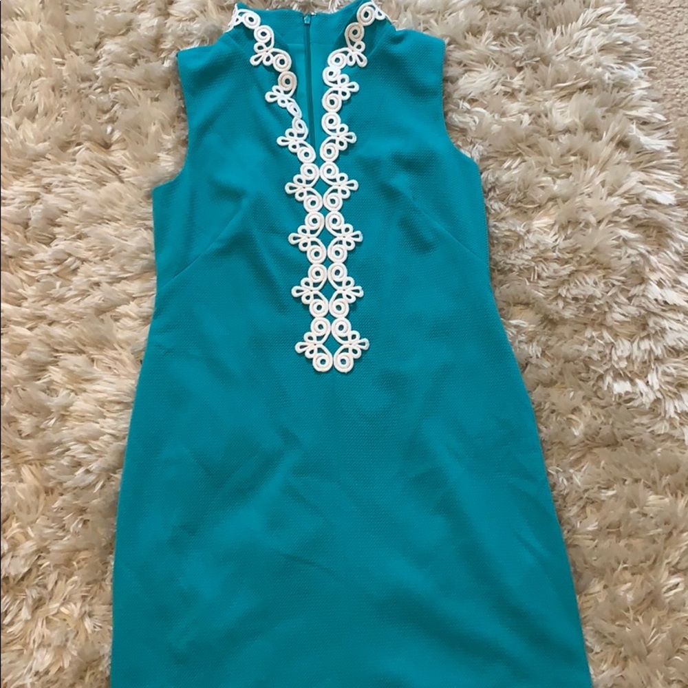 Turquoise sleeveless dress brand new !